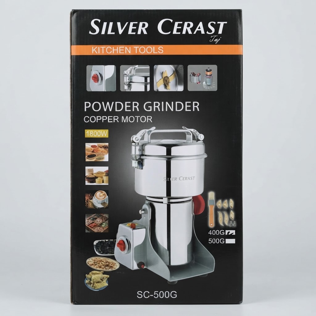 آسیاب 400گرم گهواره‌ای سیلور کرست مدل SC_400G