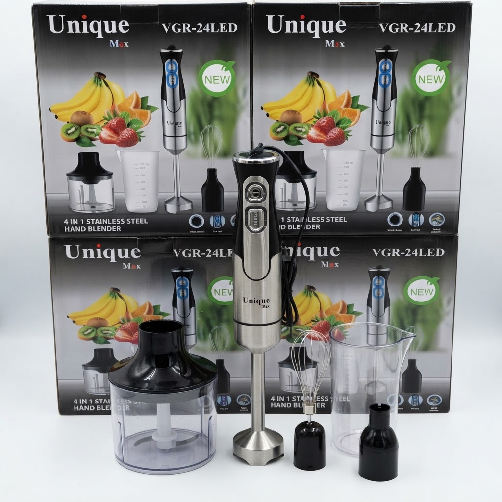 گوشتکوب چهار کاره یونیک مکس مدل VGR_24LED